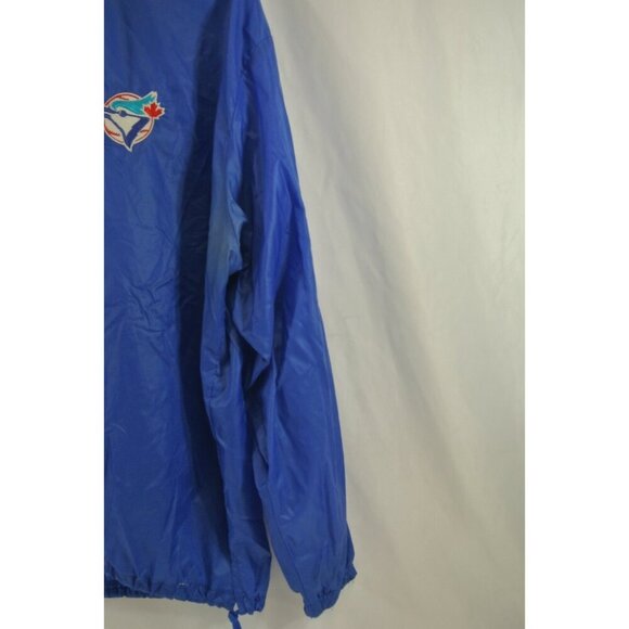 Toronto Blue Jays Vintage Pullover Windbreaker Blue Mens Medium Baseball Saxon - Picture 3 of 12